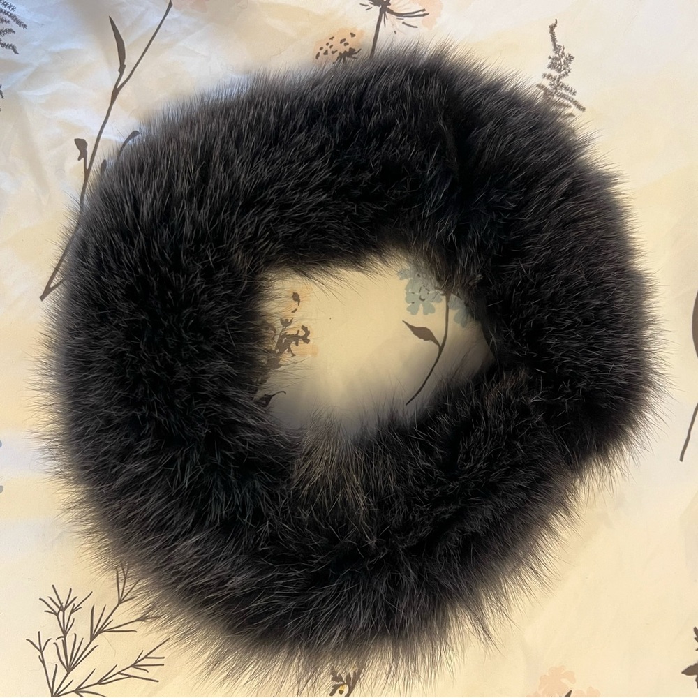 Real FOX fur stole/scarf/headband - never worn